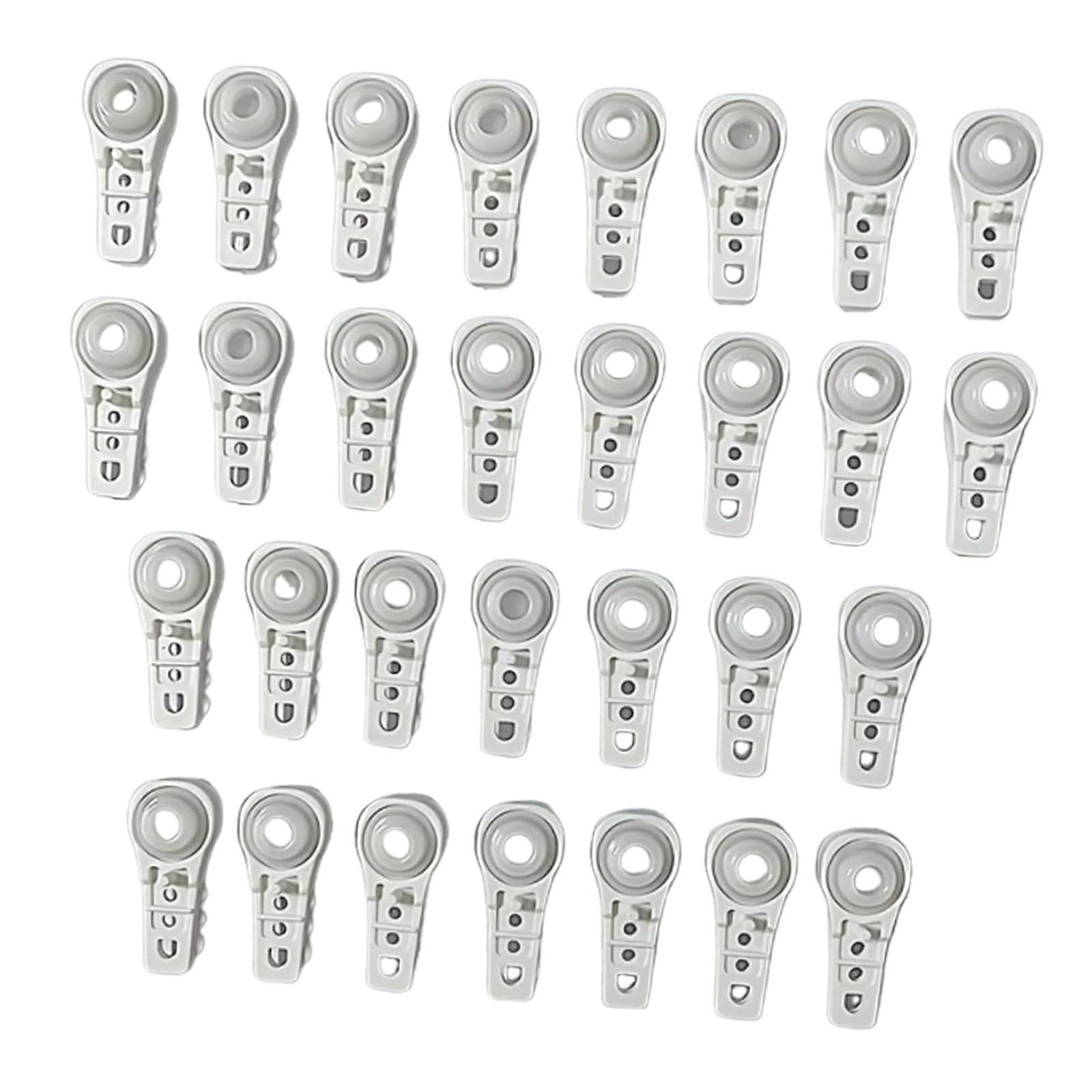 Magideal - 30X Portadores De Rodamientos De Bolas Reemplazo Directo Para Repuestos Portátil Fácil De Instalar Premium Para Accesorios De Canal Y Barra De Armadur