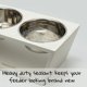 thumbnail image 3 of Soporte elevado para cuencos de perro Pawfect Pets 18 cm blanco, 4 cuencos, 3 of 8