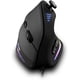 thumbnail image 1 of Ratón para juegos con cable y joystick, 10&nbsp;000 DPI, 11 botones programables, ergonómico vertical, óptico USB, para ordenador portátil y PC, color negro., 1 of 7