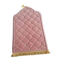 Magideal - Alfombra De Oración Alfombras De Área Coleccionables Manta Estera De Viaje Para Bar Hogar Interior Para Hombres Y Mujeres , Rosado