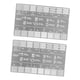 thumbnail image 1 of Regla de medición de café molido de 200 micrones, tarjeta de comparación compacta para cocina y cafetería, herramienta de medición resistente a 2 piezas, 1 of 5