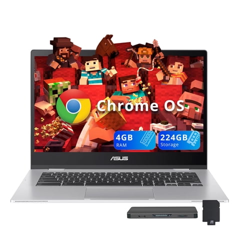 Laptop Asus Chromebook Cx1 De 14"" Fhd Intel Celeron N4500 4