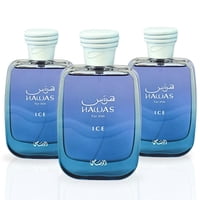 Perfume Rasasi Hawas Ice Edp 100 Ml Para Hombre Paquete De 3