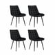 thumbnail image 3 of Pack de 4 Silla Comedor Tercio Roma Patas Negra - Negro, 3 of 4