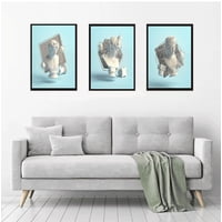 Genérico - Cuadros Decorativos Escultura Pack X 3 Uds 35X50 Cm C/U