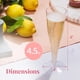 thumbnail image 3 of Copas de champán Prestee, 100 unidades, plástico transparente, 130 ml, 3 of 7