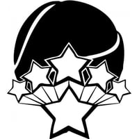 Rienda Libre Graphics - Decomural Tennis Ball Stars Ws-32787