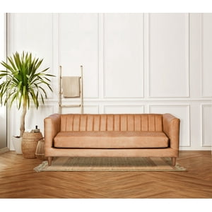 Latam Home - Sofá Sorrento 3C Cuero Kentucky Tabaco
