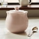 thumbnail image 2 of Azucarera Rosada De Porcelana Con Tapa, 2 of 3