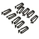 thumbnail image 1 of Pack de 10 Clips de Correas Molle de 25mm, Hebilla para Mochila, Color Negro, 1 of 3