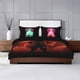 thumbnail image 4 of 3Pcs Bedding Set Cute Anime Bed Set Breathable Duvet Cover Set for Kids Teen Adult with 1 Quilt Cover 2 Pillow Shams Queen Size - 90x90 inches, 4 of 5