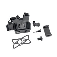 Magideal - Correa De Arnés De Montaje En El Pecho Para Teléfono Móvil, Soporte Portátil Ajustable Con Clip Para Teléfono Para Esquiar, Actividades Al Aire Libre, Girando Un