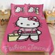 thumbnail image 3 of Cartoon Hello Kitty Comforter Handbags Necklace 3-Piece Bed Sheets Warm Kawaii Bedding Set Cute Soft Bedclothes for Boys Girls Kids Twin, 3 of 5