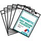 thumbnail image 1 of Sobres magnéticos de borrado en seco Two Point pack de 6 unidades 25 × 36 cm negro, 1 of 6