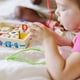 thumbnail image 3 of Lacing Beads ¡Clues & You de Melissa y Doug Blue! 25 cuentas y 4 cordones, 3 of 9