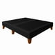 thumbnail image 1 of Base De Cama 2 Plazas Gris Grafito En Lino, 1 of 2