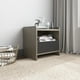 thumbnail image 3 of Velador Moderno Nordico Gris Sobrio 2 Niveles 1 Cajon 43x40x50, 3 of 3
