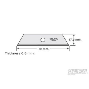 Olfa - Repuesto Cuchillo Sk-4 Grande 50 Unidades