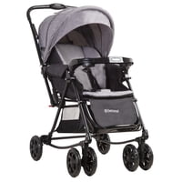 Bebesit - Coche Cuna Balancin Sx Gris Melange