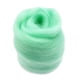 thumbnail image 5 of Fibra Superior De Lana Hecha A Mano 10g Roving Para Materiales De Fieltro De Aguja Verde Claro, 5 of 5