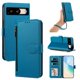 thumbnail image 1 of Funda con Billetera para [Google Pixel 8] con Bolsillo Zipper y Tarjetero Azul lago, 1 of 6
