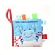 thumbnail image 1 of Baby Soft Book Cloth Book, 1 Pack Nontoxic Fabric Baby Cloth Books Early Education Toys Activity Crinkle Cloth Book For Toddler, Infants And Kids, 1 of 5