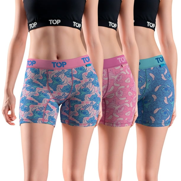 Bóxer Medio MUJER Algodón Pack 3 Stitch C2 TOP