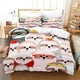 thumbnail image 1 of Cartoon Throat Kids Duna Duvet Cover Bedding Set Pillow Cases 3-Piece Bedding Set (1 Duvet Cover + 2 Pillow Shams), 1 of 3