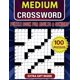 thumbnail image 1 of Medium Crossword Puzzle Book For Adults and Seniors - 100 Puzzles: Engaging Challenges to Boost Your Focus and Keep Your Eyes Relaxed for Hours of Fun, 1 of 1
