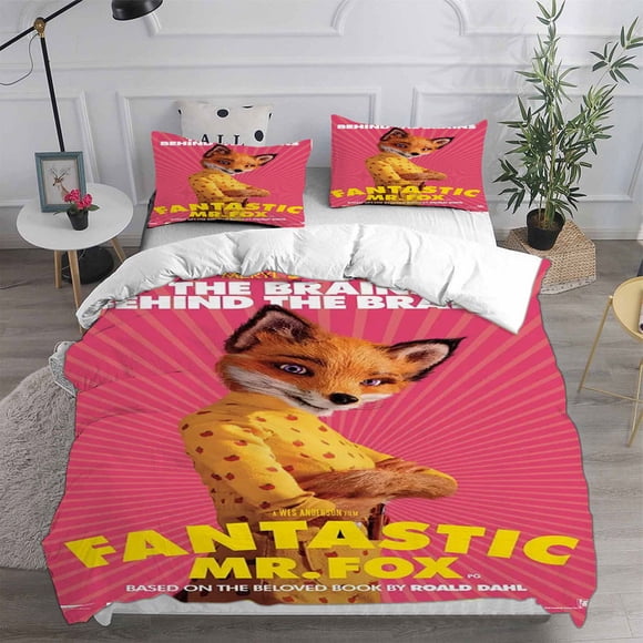 Fantastic Mr. Fox (2009) Bedding Sets Bed Cover Comforter Duvet Cover Pillow Case 2-3 Pieces Sets Kids Adult Bedroom Decor