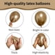 thumbnail image 3 of Globos de látex Ztikug de 10 cm, color champán dorado metalizado (50 unidades), 3 of 7