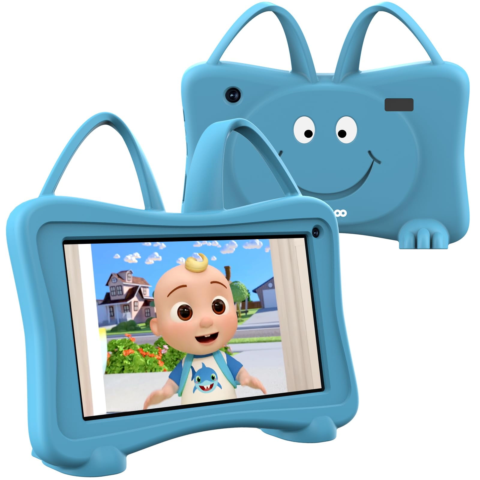 Tableta Infantil Trayoo 7 Para Niños Pequeños Con Wifi, Youtube, Cámara Dual Azul