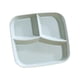 thumbnail image 1 of Plato De 3 Compartimentos Plato De Comida Dieta Control De Alimentos Para Restaurante Cocina Verde Claro, 1 of 3