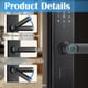 thumbnail image 4 of Cerradura inteligente para puerta de casa, cerradura para apartamento, cerradura para hotel, cerradura con tarjeta, cerradura para habitación de alquiler con Bluetooth y huella dactilar., 4 of 5