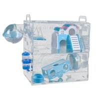 Ioensy - Jaula Para Hámster Con Accesorios, Jaula Para Ratas Fácil De Limpiar, Para Ratones Pequeños, Jerbos Y Mascotas