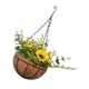 thumbnail image 3 of Flores artificiales colgantes en cesta, macetero con arreglo de flores de imitación, decoración de primavera para Patio, decoración interior y balcón Estilo D, 3 of 5