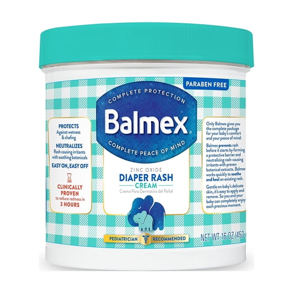 Crema para dermatitis del pañal Balmex Complete Protection 473 ml