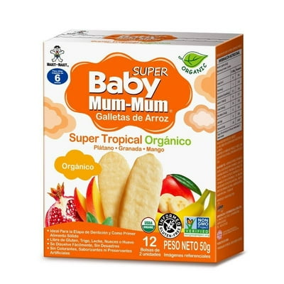Galletas De Arroz Orgánica Tropical 50 G Baby Mum-Mum