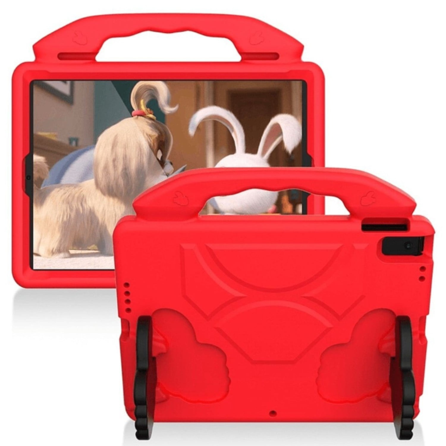 Mar Cases - Carcasa Niños Antigolpes Para Tablet Samsung S10 Fe 10.9 Rojo