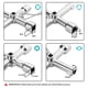 thumbnail image 2 of Llave DURATECH de 4 vías para grifo de exterior con punta (1 unidad), 2 of 8