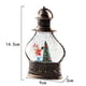 thumbnail image 3 of Bolas de nieve navideñas con forma de farol, bola de nieve cilíndrica con purpurina, bolas de nieve navideñas de bronce, linterna con decoración de muñeco de nieve y árbol de Navidad., 3 of 5
