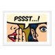 thumbnail image 1 of Cuadro Pssst con Marco Blanco, 1 of 1