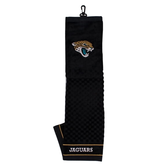Toalla de golf bordada para equipos de golf de la NFL Jacksonville Jaguars