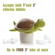 thumbnail image 2 of Dispensador flotante para piscinas Chlorine Floater XY-WQ en forma de tortuga, 2 of 8