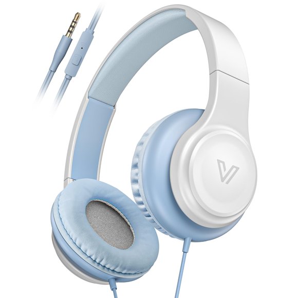 Auriculares VOXii GE01 plegables on-ear azul con micrófono