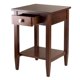 thumbnail image 2 of Mesa Auxiliar Winsome Richmond de Madera con Cajón y Repisa Nogal Antiguo, 2 of 3