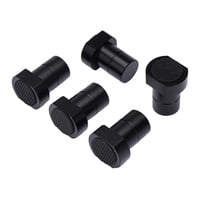 Magideal - Accesorios Para Carpintería, Clip Corto Para Perros, Perro De Banco De Trabajo Negro Antideslizante Premium De Aleación De Aluminio, Perro De Banco, L: 20 Mm