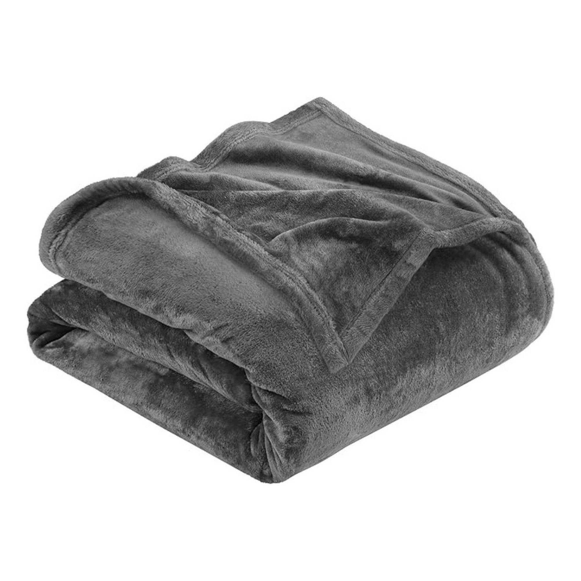 Frazada Manta Piecera 130 X 150 Cm Termica Sherpa Polar Aura Zeus Gris