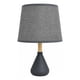 thumbnail image 1 of Lampara De Velador Lampara De Mesa Madera Y Metalizado gris 1, 1 of 4