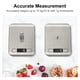 thumbnail image 4 of Food Scale Ultrean, 15 kg/33 libras, digital para cocina, acero inoxidable, 4 of 6